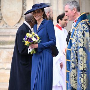 Catherine - Princesse de Galles quitte le service annuel de célébration du Jour du Commonwealth à l'Abbaye de Westminster, Londres. Backgrid UK/ Bestimage