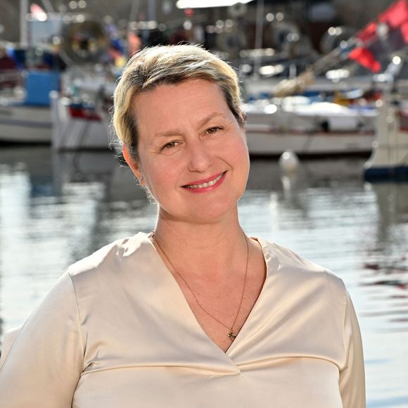 Exclusif -  Luana Belmondo, la célèbre cheffe romaine, prend les commandes de la cuisine de Gioia, la célèbre table tropézino-italienne située à Saint-Tropez dont Jean-Roch est le propriétaire. Ici, elle est dans Saint-Tropez, le 7 mai 2023.