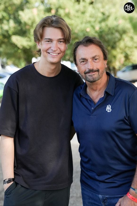 Henri et Ulysse Leconte lors de la 11ème édition du Marathon Jules Bianchi sur le Circuit Paul Ricard au Castellet, France, le 2 octobre 2026. © Anne-Sophie Guebey/Bestimage