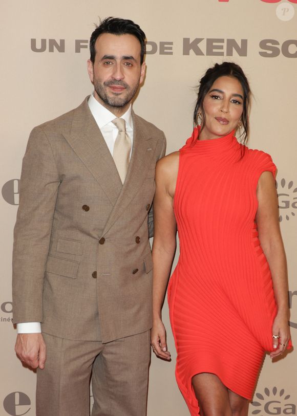 Jonathan Cohen et Leila Bekhti - Avant-première du film "Ma Mère, Dieu et Sylvie Vartan" au cinéma Pathé Palace à Paris le 17 mars 2025. © Coadic Guirec/Bestimage