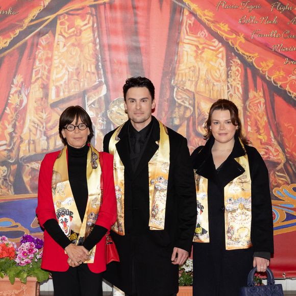 H.S.H. Princess Stéphanie of Monaco (La princesse Stéphanie de Monaco), Camille Gottlieb and Baptiste Giabiconi attend the 2nd show of the 47th International Circus Festival of Monte-Carlo, in Monaco, on January 18, 2025. © Olivier Huitel/PoolMonaco/Bestimage