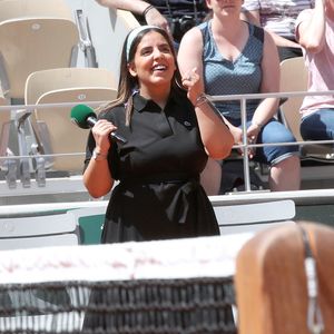 L'humoriste Inès Reg anime l'après-midi - Journée des enfants à Roland Garros avant début des Internationaux de France de Tennis de Roland Garros 2022 à Paris le 21 Mai 2022. Bertrand Rindoff/Bestimage