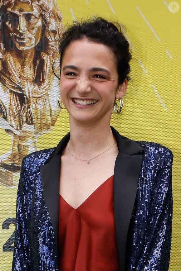 Exclusif - Pauline Bression - Arrivées à la 34ème cérémonie des Molières 2023 au théâtre de Paris à Paris, France, le 24 avril 2023. © Christophe Clovis / Bestimage