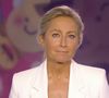 La femme de télé de 53 ans qui va rebondir d'un côté sur RTL dès la rentrée prochaine, pour animer la tranche d’information de 18h à 19h15 du lundi au jeudi, suivie de 19h15 à 20h par On refait le monde.

Dernier J.T de Anne-Sophie Lapix sur France 2 le 26 Avril 2025.
© Capture d'ecran France TV via Bestimage