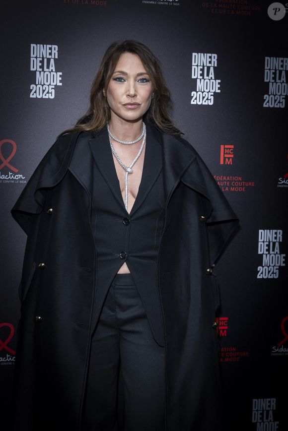 Laura Smet au photocall du 22ème dîner de la mode pour le Sidaction à Paris le 30 janvier 2025.
© Olivier Borde / Bestimage