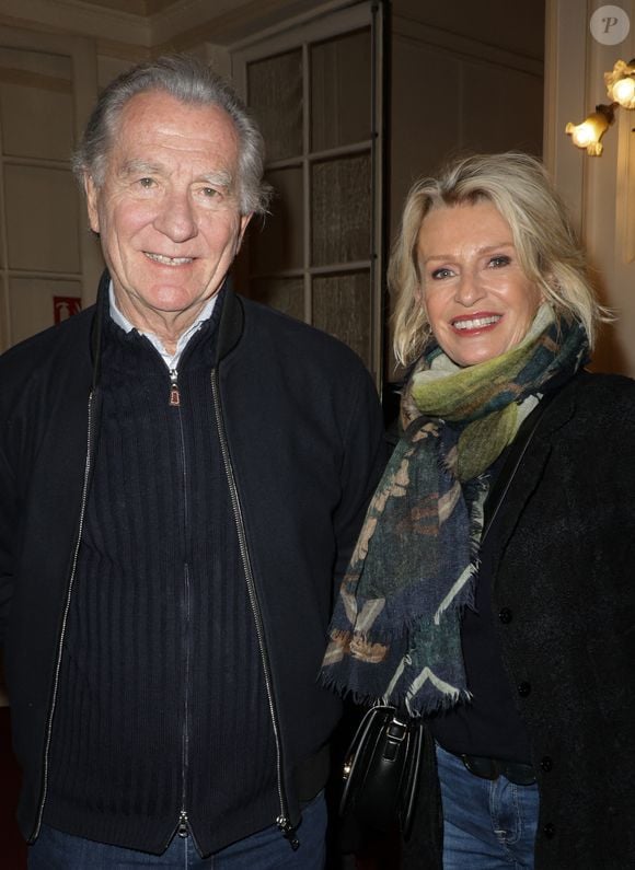 William Leymergie et Sophie Davant lors de la 50ème de la pièce "Lyly" au théâtre de Paris le 27 mars 2025.

© Coadic Guirec/Bestimage