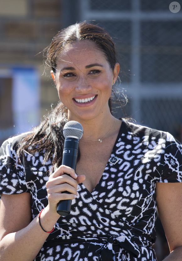 Le prince Harry et Meghan Markle visitent le township de Nyanga, Afrique du Sud le 23 septembre 2019.  EXPRESS SYNDICATION / BESTIMAGE