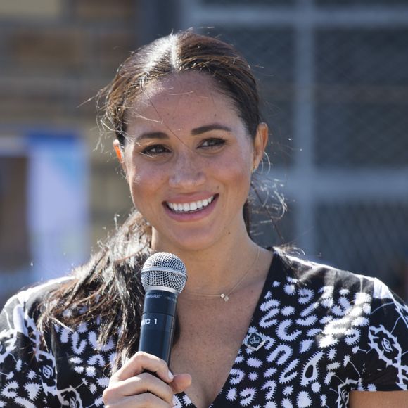 Le prince Harry et Meghan Markle visitent le township de Nyanga, Afrique du Sud le 23 septembre 2019.  EXPRESS SYNDICATION / BESTIMAGE