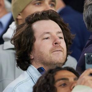 Jean Imbert - Célébrités dans les tribunes lors du quart de finale aller de Ligue des champions: Le PSG s'est incliné à domicile face au FC Barcelone (2-3) au Parc des Princes à Paris le 10 avril 2024. © Cyril Moreau/Bestimage
