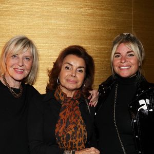 Exclusif - Chantal Ladesou, Dominique Tapie, Sophie Tapie (enceinte) lors du cocktail après-spectacle lors de la soirée Ciné-concert symphonique "Alain Delon, le dernier Samouraï" au Palais des congrès à Paris le jour de son anniversaire le 8 novembre 2024.
© Jacovides / Moreau / Bestimage