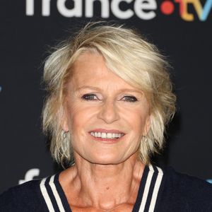 Sophie Davant au photocall pour la conférence de presse de rentrée de France TV à la Grande Halle de la Villette à Paris, France, le 11 juillet 2023. © Coadic Guirec/Bestimage