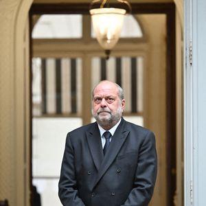 Le ministre français de la Justice sortant, Eric Dupond Moretti, lors de la cérémonie de passation des pouvoirs au ministère de la Justice à Paris, France, le 23 septembre 2024. Photo by Tomas Stevens/ABACAPRESS.COM