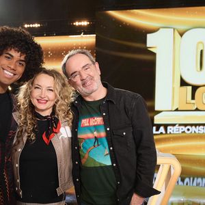 Exclusif - Gwendal Marimoutou, Bruno Solo, Christelle Chollet - Enregistrement de l'émission "100% Logique", présentée par Cyril Féraud et diffusée le le 19 avril 2025 sur France 2. Le 18 décembre 2024. © Cyril Moreau/Bestimage