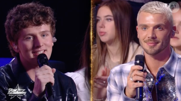 Bastiaan et Jonathan Jenvrin lors du prime du 17 janvier 2026 de la "Star Academy" sur TF1.