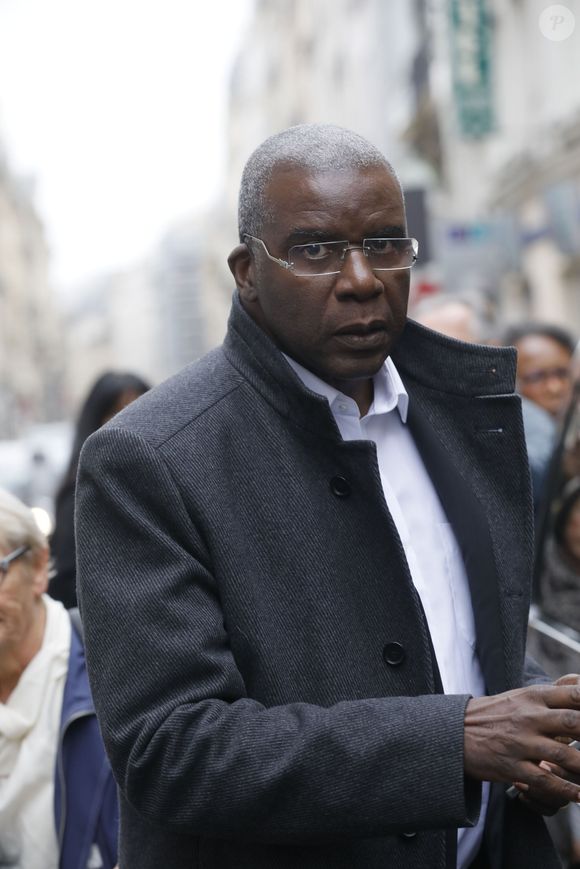 Jacques Martial - Sorties des obsèques de Jean-Michel Martial en l'église Saint-Roch à Paris le 23 octobre 2019.

© Christophe Clovis / Bestimage