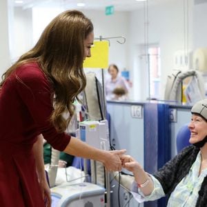 Catherine (Kate) Middleton, princesse de Galles à l'hôpital Royal Marsden, où elle a reçu son traitement contre le cancer, à Londres, Royaume-Uni, le 14 janvier 2025. © Chris Jackson/WPA-Pool/Bestimage