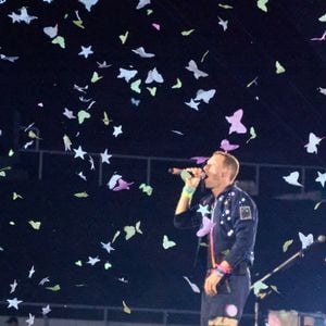 Rome, ITALIE - Coldplay se produit en direct au "Stadio Olimpico di Roma" lors de la tournée mondiale "Music of the Spheres"