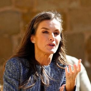 Le roi Felipe VI et la reine Letizia d’Espagne, la princesse Leonor visitent Olite, le 27 septembre 2025. LALO YASKY / BESTIMAGE