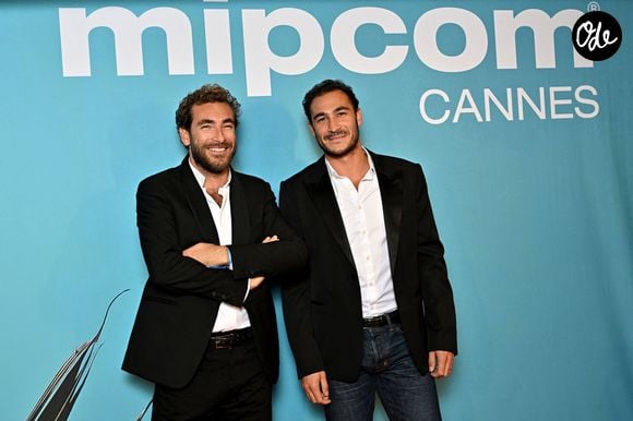 Martin Kretz et Valentin Kretz lors du photocall de l'opening party du Mipcom 2023 à l'hôtel Majestic à Cannes le 16 octobre 2023.

© Bruno Bebert / Bestimage