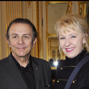 Maaïke Jansen et Roland Giraud - Déjeuner pour les nominations des Moières au ministère de la Culture à Paris
Bestimage