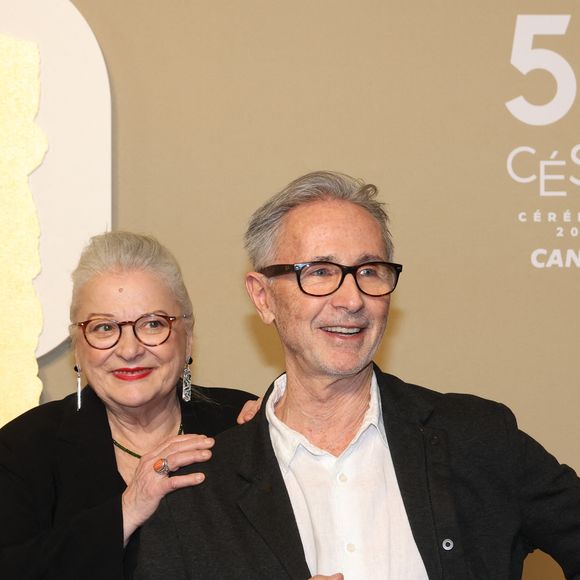 Josiane Balasko et Thierry Lhermitte - Photocall des lauréats de la 50ème cérémonie des César à l'Olympia à Paris le 28 février 2025

© Dominique Jacovides / Olivier Borde / Bestimage