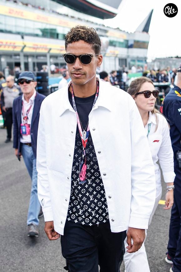 Entre le 7 et le 9 juillet 2023, Raphaël Varane assiste au Grand Prix de Grande-Bretagne de Formule 1, disputé sur le circuit de Silverstone, au Royaume-Uni. - © Dppi / Panoramic / Bestimage
