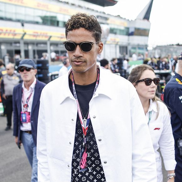 Entre le 7 et le 9 juillet 2023, Raphaël Varane assiste au Grand Prix de Grande-Bretagne de Formule 1, disputé sur le circuit de Silverstone, au Royaume-Uni. - © Dppi / Panoramic / Bestimage