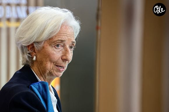 Christine Lagarde lors d'une conférence de presse le 14 octobre 2026 à Bangkok. © Watsawat ''James'' Koktabtim/JNA via ZUMA Press / Bestimage Wire / Bestimage