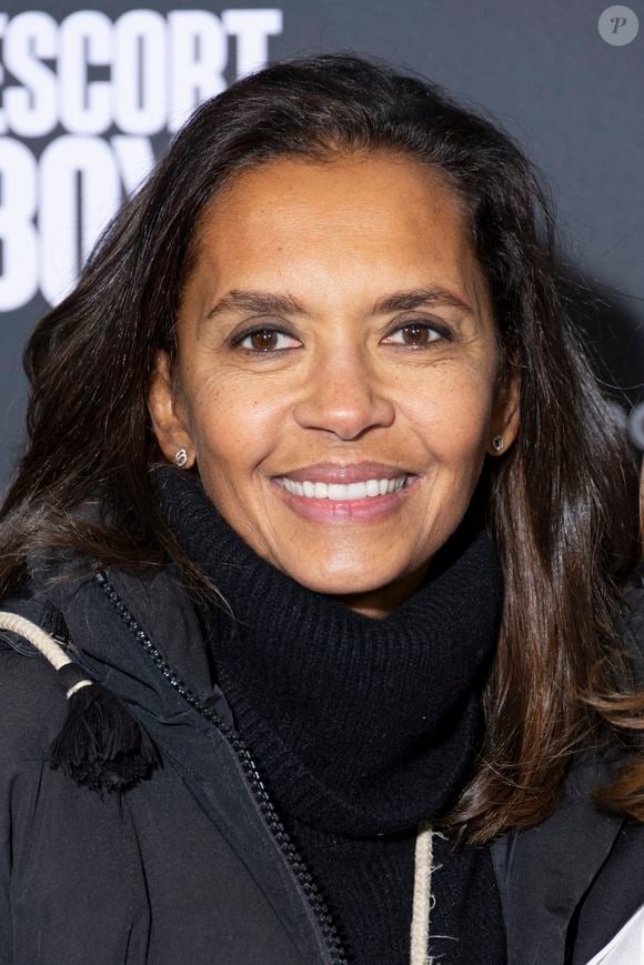 Karine Le Marchand à la première de la série "Escort Boys" au cinéma UGC Ciné Cité Les Halles à Paris le 18 décembre 2023. © Cyril Moreau / Bestimage