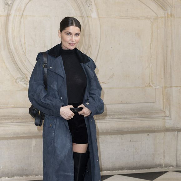 Laetitia Casta au photocall du défilé Christian Dior "Collection Haute Couture Printemps/Eté 2025" au Musée Rodin, lors de la Fashion Week de Paris (PFW), le 27 janvier 2025. © Olivier Borde/Bestimage
