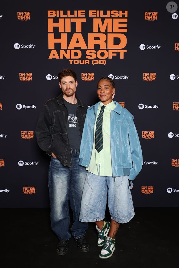 Vike à l'avant-première du film sur Billie Eilish réalisé en 3D qui retrace l’un des concerts de sa tournée "Hit me hard and soft". © Antoine Flament / Paramount Pictures
