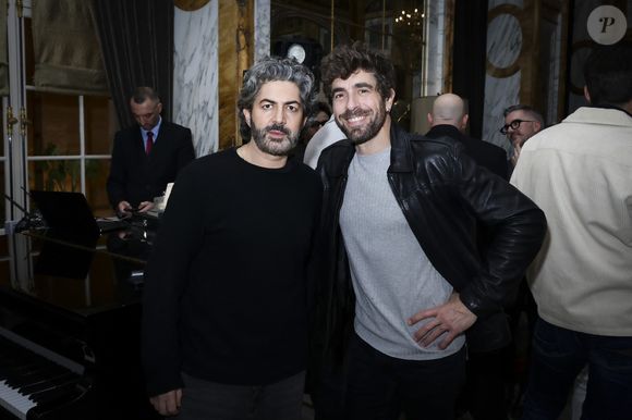 John Mamann, Agustin Galiana - Hélène in Paris présente son nouvel album à l'Hôtel de Crillon, A Rosewood Hotel à Paris le 4 février 2025.

© Jack Tribeca / Bestimage