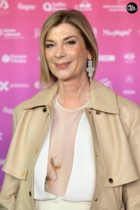 Michèle Laroque lors de la 15ème cérémonie des René du cinéma, organisée par l'Académie André Delvaux, à Bruxelles le 7 mars 2026. Photonews / Bestimage