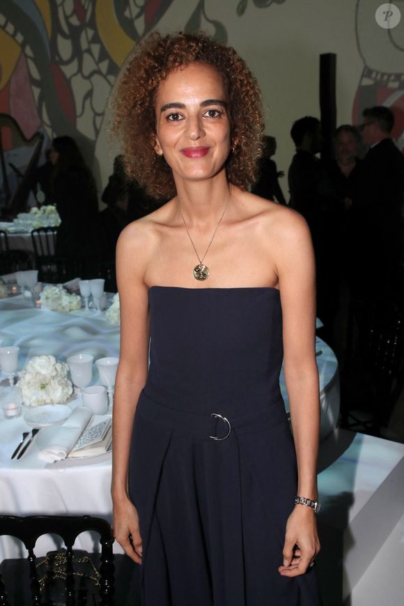Leïla Slimani - « Dîner de la Mode » au bénéfice du Sidaction, au Palais de Tokyo, dans le cadre de la Fashion Week de Paris. Le 25 Janvier 2024. 
© Bertrand Rindoff Petroff / Bestimage