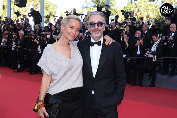 Alexandra Bikialo et son mari Pierre-Antoine Capton - Montée des marches du film " Garance " lors du 79ème Festival International du Film de Cannes, le 17 mai 2026. © Jacovides-Moreau / Bestimage