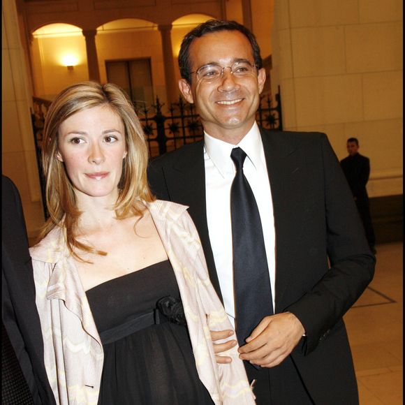 Jean Luc Delarue et Elisabeth Bost lors d'une visite privée du Musée des Arts Décoratifs © Rindoff - Borde Bestimage