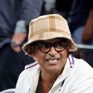 (Info : Joakim Noah et sa femme Lais Ribeiro attendent leur premier enfant ensemble ; Yannick Noah grand-père) - Yannick Noah - Les célébrités en tribunes pendant l'épreuve de basketball de Demi-Finale opposant la France à l'Allemagne lors des Jeux Olympiques de Paris 2024 (JO) à l'Arena Bercy, à Paris, France, le 8 août 2024. © Jacovides-Perusseau/Bestimage