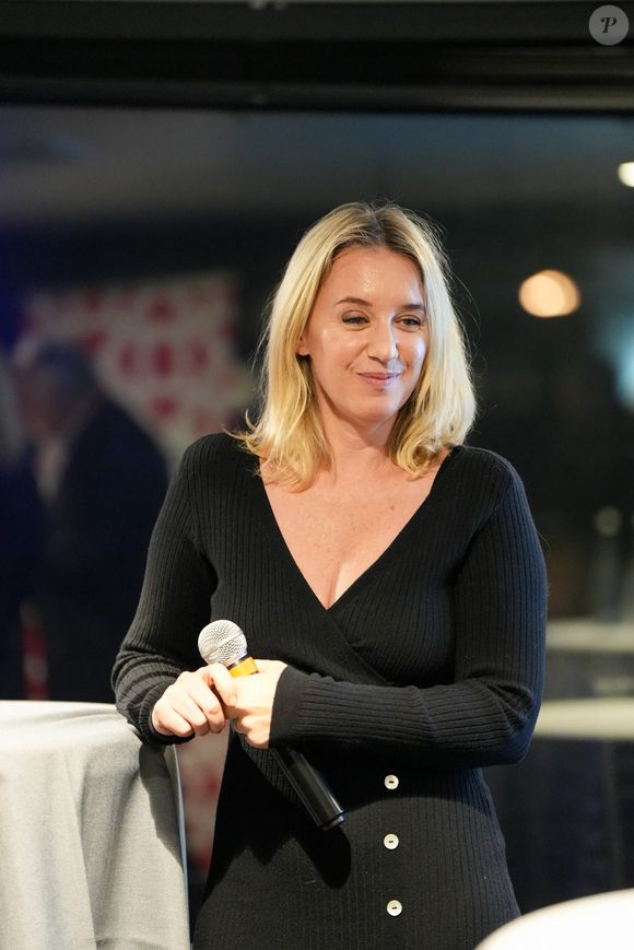 Ludivine Sagnier lors du lancement de la fondation Terres d'eau par Voies navigables de France (VNF) dont L.Sagnier est l'ambassadrice, à bord du Mirage au port Henri IV à Paris le 13 octobre 2025.
© Anne-Sophie Guebey / Bestimage