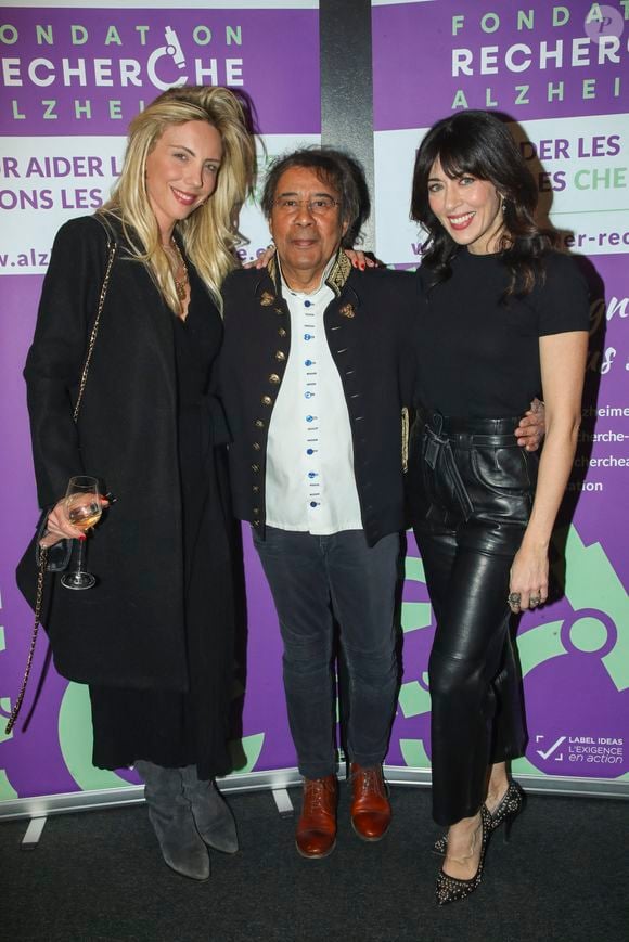 Exclusif - Laurent Voulzy et sa compagne Isaure Le Faou et Nolwenn Leroy - Backstage du Gala de la Fondation Recherche Alzheimer placée sous le signe de l’émotion et du partage avec un concert unique sur le thème "2 générations chantent pour la 3ème" à l’Olympia à Paris le 17 mars 2025. © Olivier Borde - Bertrand Rindoff/Bestimage