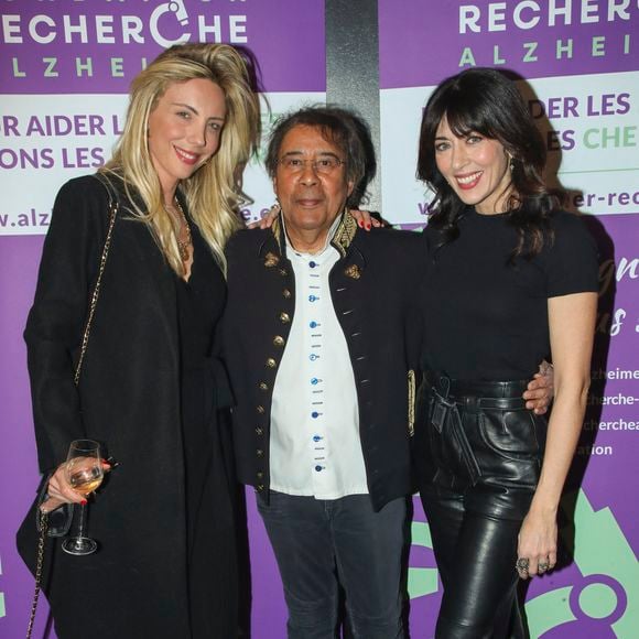 Exclusif - Laurent Voulzy et sa compagne Isaure Le Faou et Nolwenn Leroy - Backstage du Gala de la Fondation Recherche Alzheimer placée sous le signe de l’émotion et du partage avec un concert unique sur le thème "2 générations chantent pour la 3ème" à l’Olympia à Paris le 17 mars 2025. © Olivier Borde - Bertrand Rindoff/Bestimage