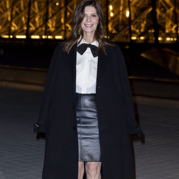 Chiara Mastroianni - Photo Call du « Le Grand Diner du Louvre « lors de la Fashion Week  à Paris le 5 mars 2025. © Olivier Borde /Bestimage