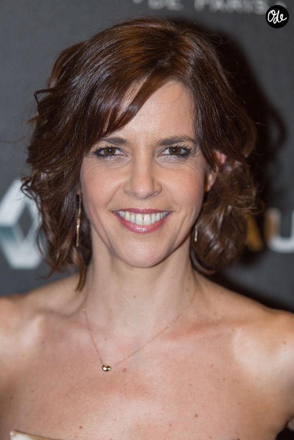 Nathalie Renoux lors de la 12e édition des Globes de Cristal 2018 au LIDO, le 12 février 2018 à Paris, en France. Photo de Nasser Berzane/ABACAPRESS.COM