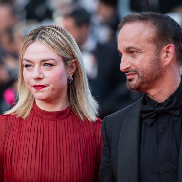 Michel Ferracci et Emilie Dequenne assistent au tapis rouge de clôture et à la projection d'Elemental dans le cadre du 76e Festival de Cannes à Cannes, France, le 27 mai 2023. Photo par Aurore Marechal/ABACAPRESS.COM