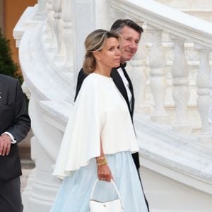Christian Estrosi et sa femme Laura arrivant au dîner d'état en l'honneur de la visite du couple présidentiel français au palais princier à Monaco le 7 juin 2025.

© Dominique Jacovides / Bestimage