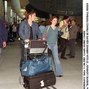 Archives - Bixente Lizarazu et Elsa Lunghini à Roissy.