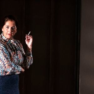 Exclusif - Cristiana Reali - Spectacle "Simone Veil, Les combats d'une effrontée" lors du 40ème Festival de Ramatuelle, adaptée du roman de Simone Veil "Une vie" par Cristiana Reali. Le 4 août 2024. © Cyril Bruneau / Festival de Ramatuelle / Bestimage