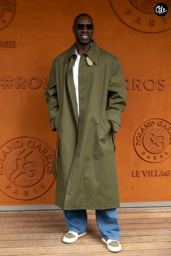 Omar Sy au village lors des Internationaux de France de tennis de Roland-Garros 2025, à Paris, en France, le 7 juin 2025. © Cyril Moreau/Bestimage