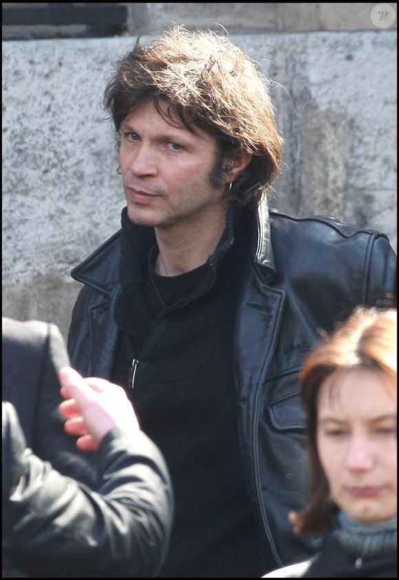 Archives - Bertrand Cantat aux obsèques d'Alain Bashung. CYRIL MOREAU / BESTIMAGE