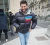 Exclusif - Christophe Beaugrand quitte les studios de RTL. Paris, le 12 décembre 2024.