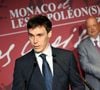À l'occasion, il a prononcé un discours à la fois solennel et très personnel.
Louis Ducruet a inauguré l'exposition "Monaco et les Napoléon(s) - Destins croisés", au Grimaldi Forum à Monaco, le 10 juillet 2025.
Photo : Bruno Bebert / Bestimage